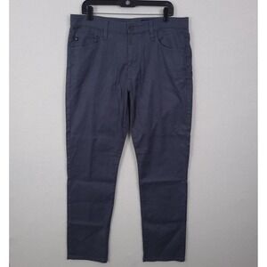 Adriano Goldschmied Pants 35x34 Fits 35x32 Everett Slim Straight Linen Blend